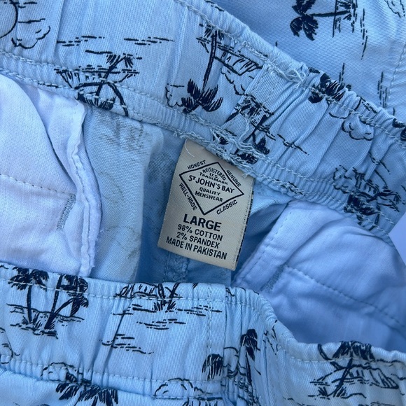 St. Johns Bay,  Palm Tree Print, Mens Shorts - Picture 4 of 4